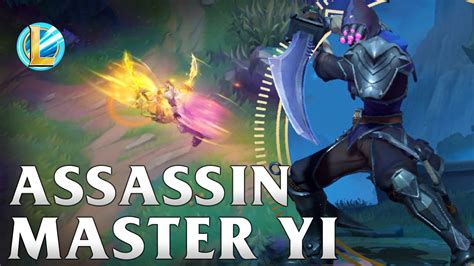 Assassin Master Yi Skin Spotlight Wild Rift Youtube
