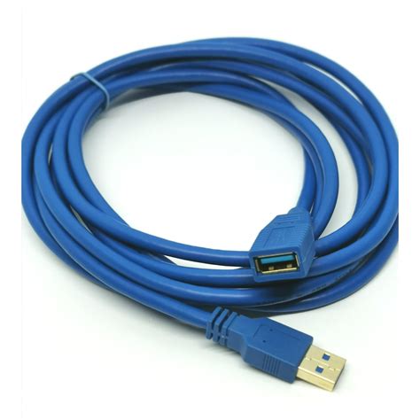 6ft Usb 30 Gold Plate Type A Male To Female Mf Extension Cable Blue