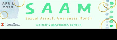 Sexual Assault Awareness Month 2020 Womens Resources Center University Of Illinois At Urbana