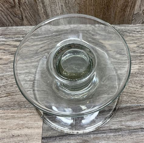 pampered chef trifle bowl glass pedestal replacement stand only 2832 ebay