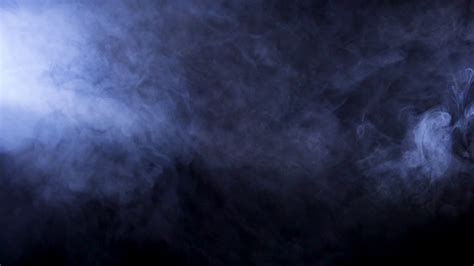 Blue Smoke Over Black Background In Studio Stock Footage Sbv 325112845
