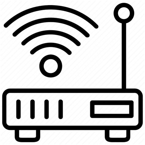 Internet connection, internet service, wifi router, wireless connection, wireless modem icon ...