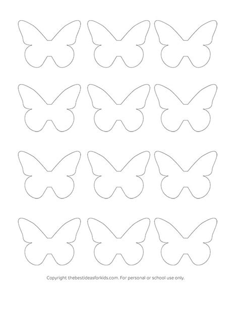 Paper Butterfly Worksheets | 99Worksheets