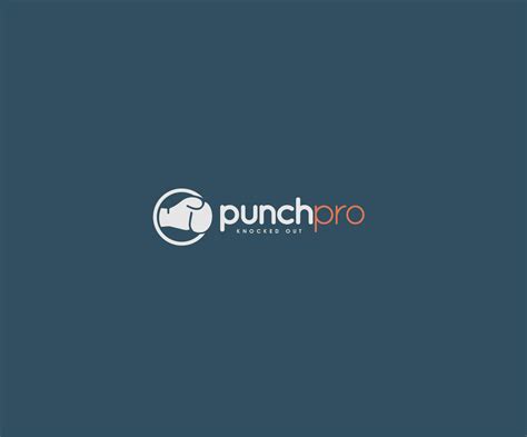 Elegant Playful Contractor Logo Design For Punch Pro Tagline