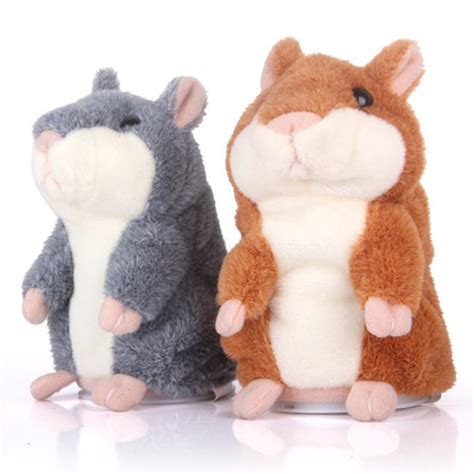 2018 New Style Cute Talking Hamster Plush Toy Sound Record Hamster