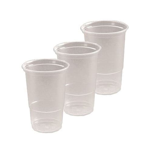 Mycafe Disposable Water Plastic Cups 7oz200ml Clear Pack Of 1000