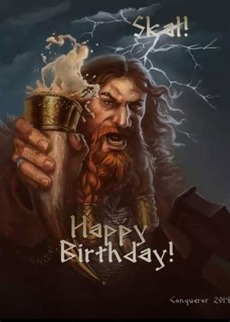 happy birthday card viking style Mehr Badass Quotes, Funny Quotes