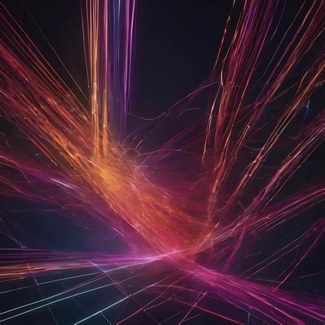 Premium Photo Abstract Techno Background With Connecting Lines