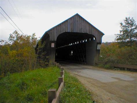 Original Willard Covered Bridge Village Of North Hartland Vermont