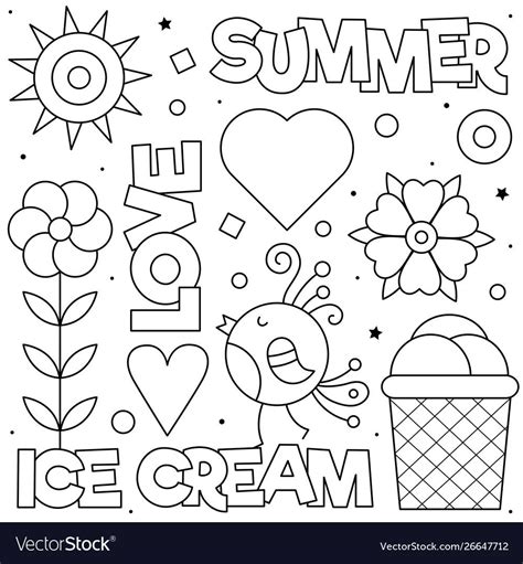 I Love Summer Coloring Pages Yunus Coloring Pages