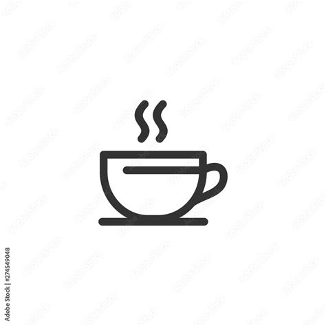 Vektorová Grafika „cup Of Coffee Coffee Cup Icon Template Black Color