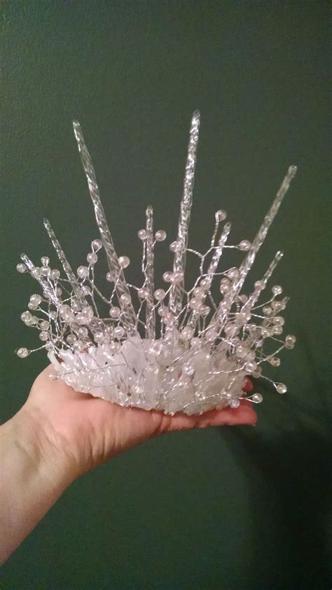 My Version Of The Snow Queens Crown The Base Was A Crystal Costume