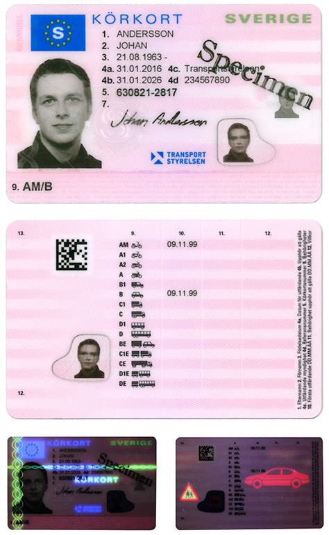 Driving Licence Design Of The Driving Licence