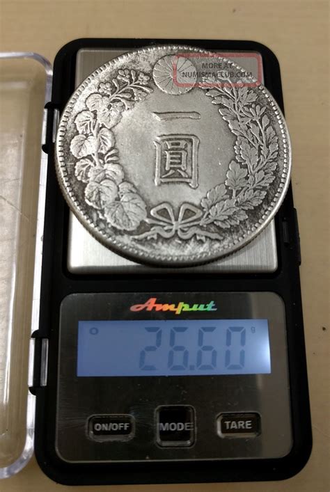 Japan Meiji 1en Silver Coin 1878 Year Meiji 11nen 0123