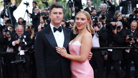 Scarlett Johansson Says It Was ‘so Fun To Bring Colin Jost To Cannes