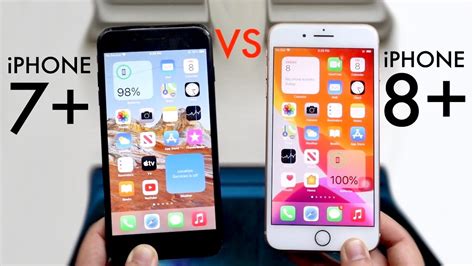 Iphone 8 Plus Vs Iphone 7 Plus In 2021 Comparison Review Youtube