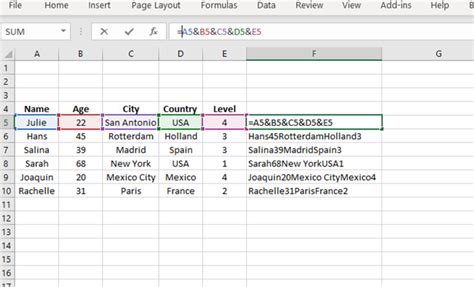 How To Quickly And Easily Combine Text From Multiple Columns In Excel