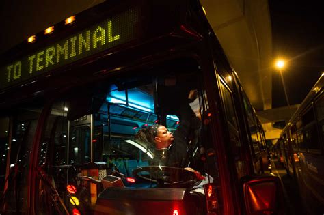 King County Metro Bus Driver Enjoys Route Before Sunrise
