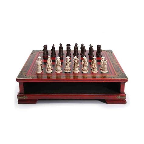 El go es un juego de mesa que surgió en torno al 2000 a.c. Ajedrez Temático Imperio Chino - Coleccionable Crp ★