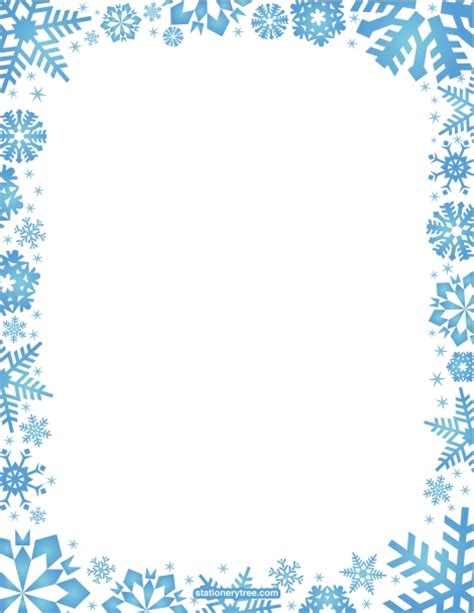 Snowflake Border Clipart Free 20 Free Cliparts Download Images On