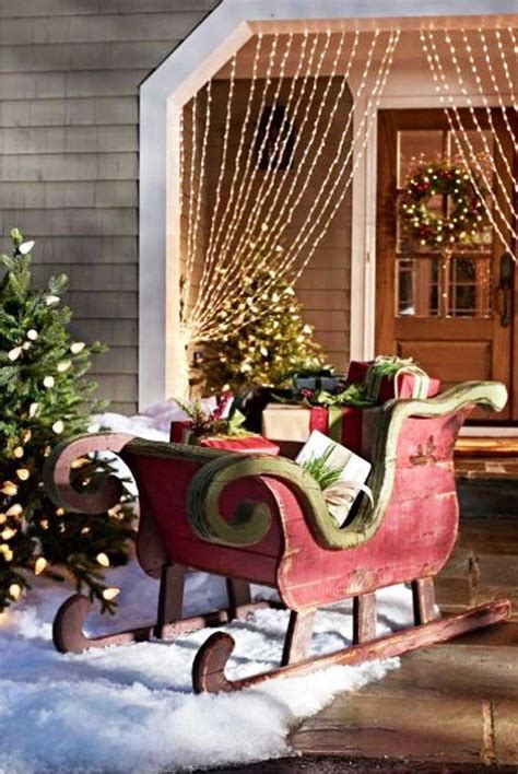 Elegant Sleigh For Christmas Christmas Lawn Decorations