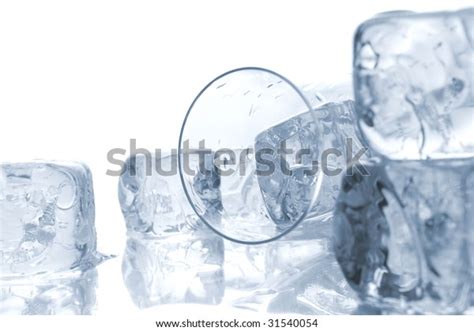 Melting Ice Cubes Glass Drink Ice Stock Photo Edit Now 31540054