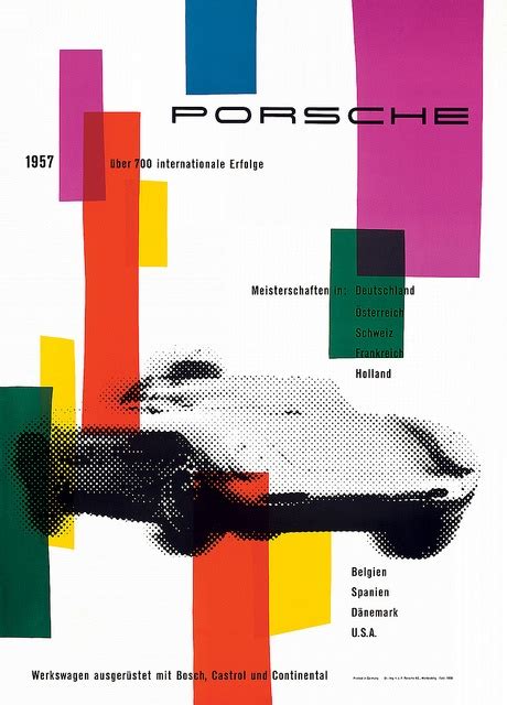 Vintage Porsche Posters