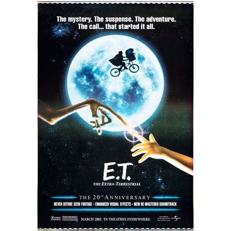 Universal Et The Extra Terrestrial 20th Anniversary 1982