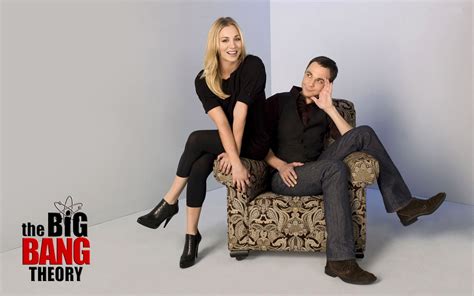 The Big Bang Theory Sheldon And Woman On Sofa Chair Hd Wallpaper