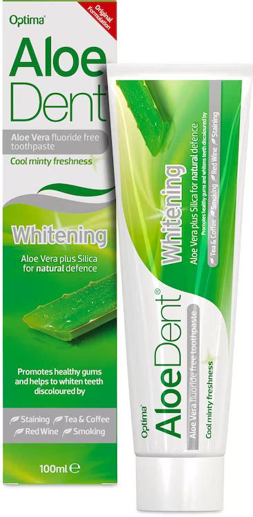 Aloedent Fluoride Free Whitening Toothpaste Ml Neter Vital