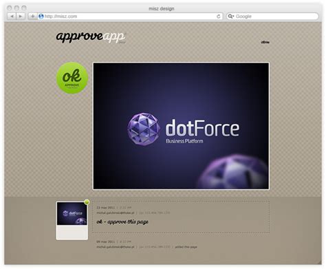 approveapp.com beta by Michal Galubinski, via Behance | Web design ...
