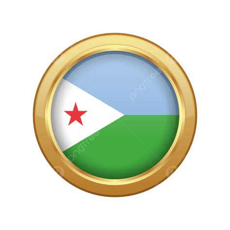 Djibouti Flag Shinning Png Vector Psd And Clipart With Transparent