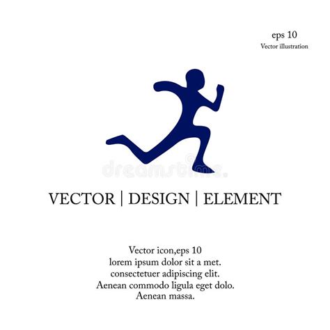 Running Man Abstract Logo Stock Vector Illustration Of Active 96006894