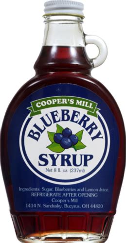 Coopers Mill Blueberry Syrup 8 Fl Oz Frys Food Stores