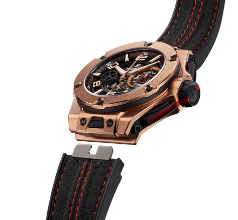 Mens hublot 402.mx.0138.wr big bang unico ferrari 45mm watch. Hublot Facelifts the Big Bang Ferrari Unico, Making it Sleeker and Sharper | SJX Watches
