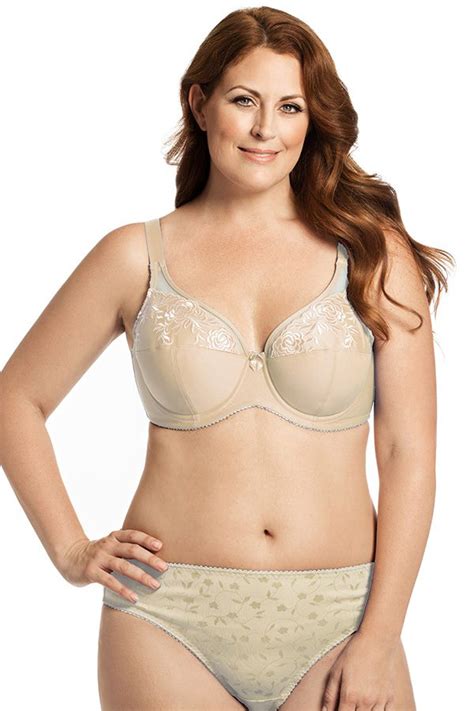 Elila Embroidered Microfiber Soft Cup Bra — 48f The Breast Form Store