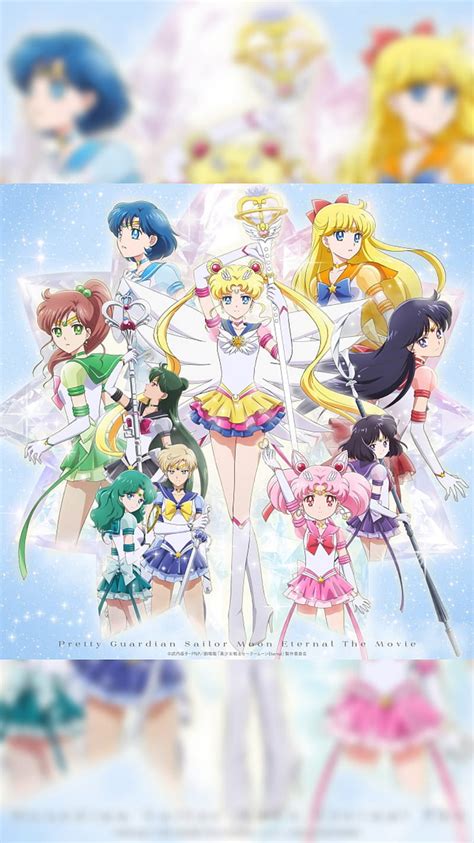 Sailor Moon Eternal Michiru Usagi Haruka Chibiusa Rei Minako