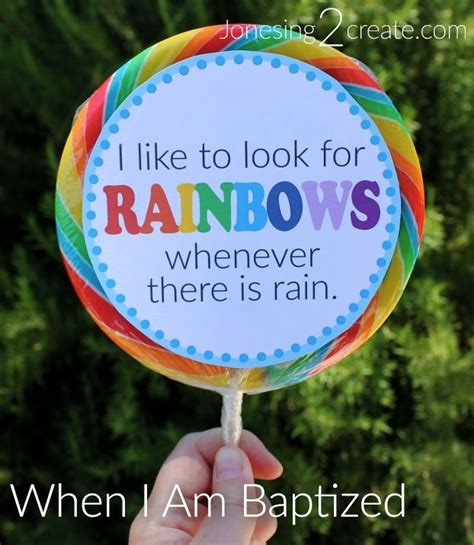 Lds Baptism Rainbow Printable Baptism Talk Baptism Party Boy Baptism