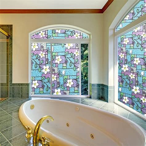 Privacy Stained Glass Bathroom Window Privacy Can Be Required