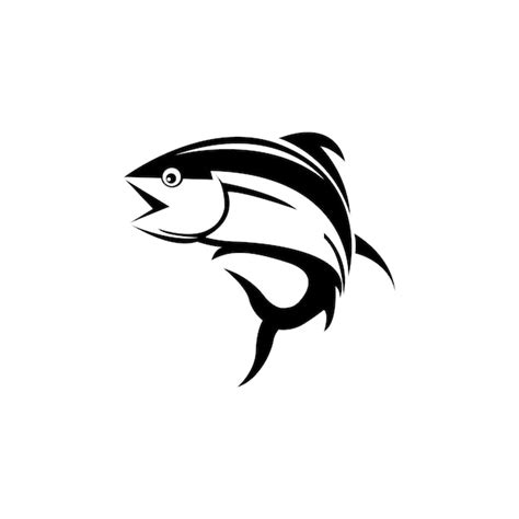 Premium Vector Tuna Fish Icon Logo Vector Design Template