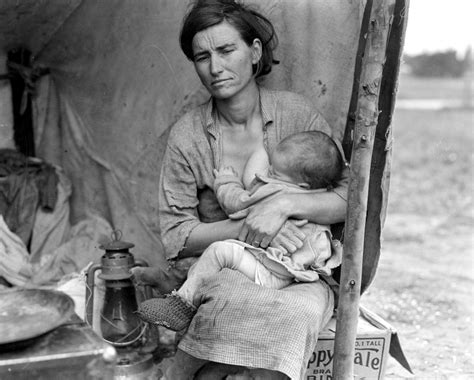 See Dorothea Lange S Iconic Migrant Mother Photos From The Great Depression Click Americana