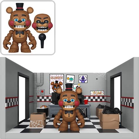 Five Nights At Freddys Security Room Snap Playset Ph