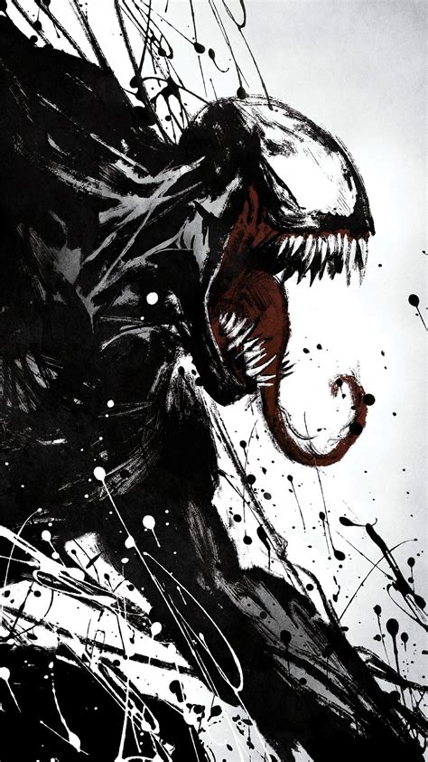 Venom Phone Wallpapers Top Free Venom Phone Backgrounds Wallpaperaccess