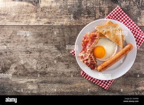 Traditional American Breakfast Stock Photo Alamy