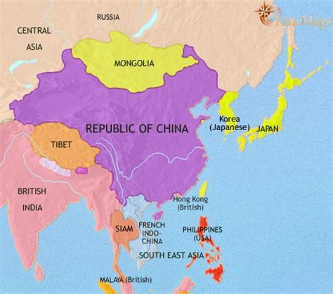 History Map And Timeline Of Ancient East Asia Showing China Japan And