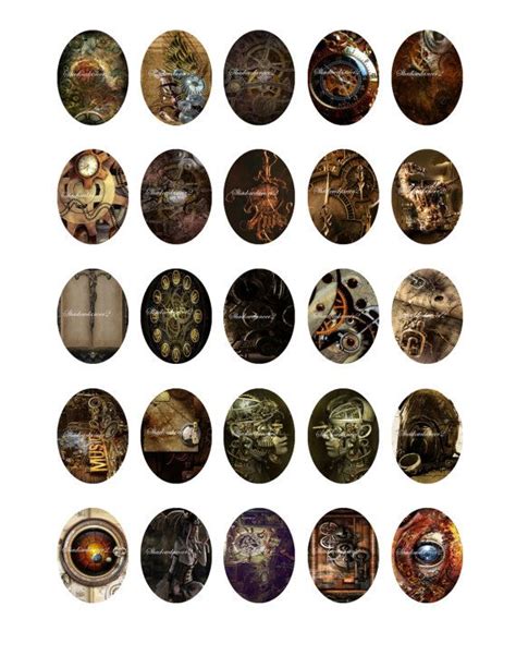 Steam Punk Printable Digital Collage Sheet Images By Shadowdancer2 3