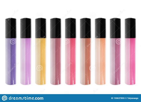 Lip Gloss Palette Isolated Stock Image Image Of Fashion 150637855