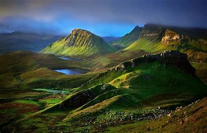 Scotland Desktop Wallpapers Isle Highlands Skye Mountains