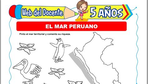 El Mar Peruano Para Niños De 5 Años Web Del Docente