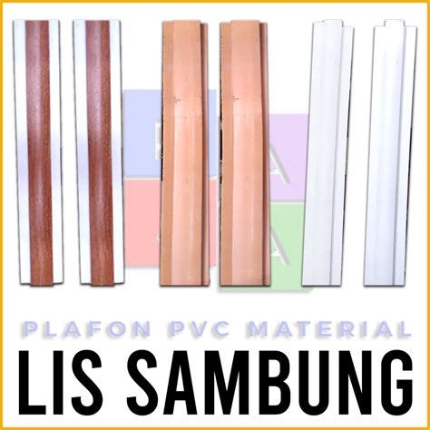 Jual List Sambung Plafon Plavon Pvc Aneka Motif Berkualitas Harga Per